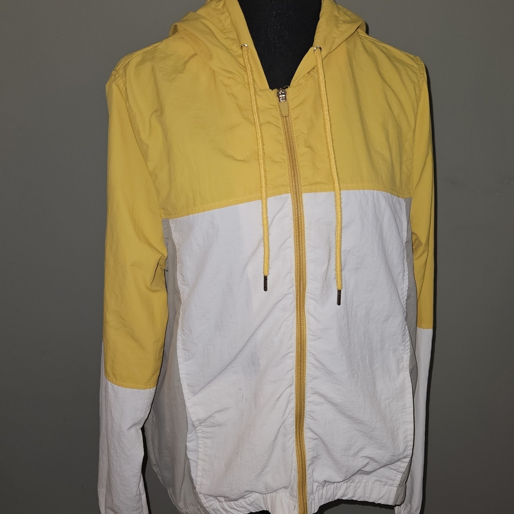Ashley By 26 International Yellow and White Windbreaker
